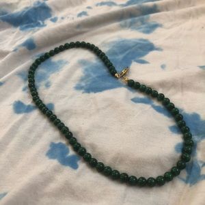 Malachite Beaded Necklace